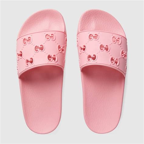 pink gucci slides women|all pink gucci slides.